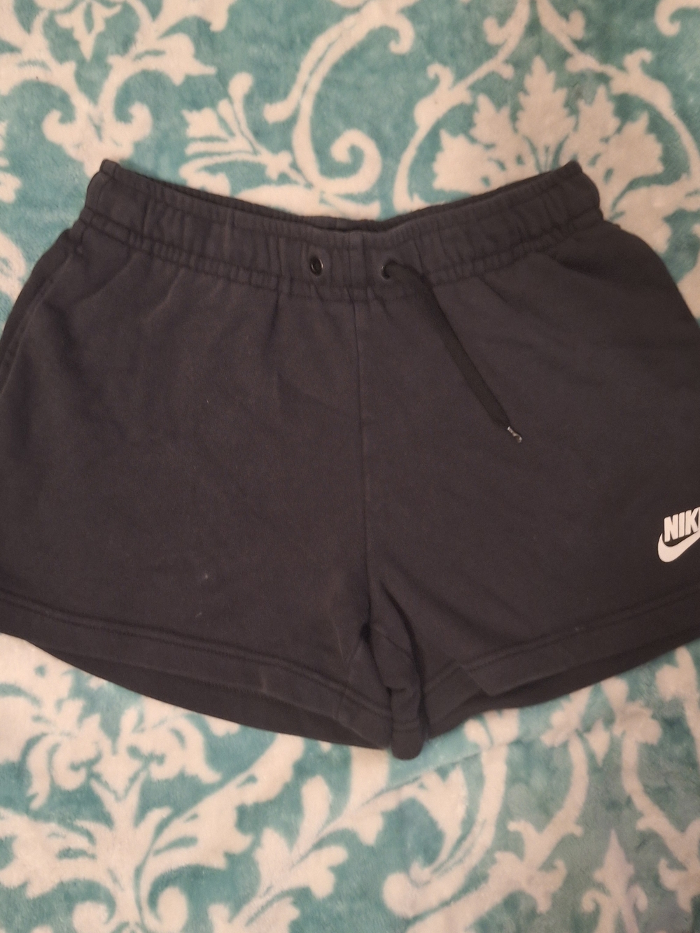 Nike Women's Black Athletic Drawstring Shorts